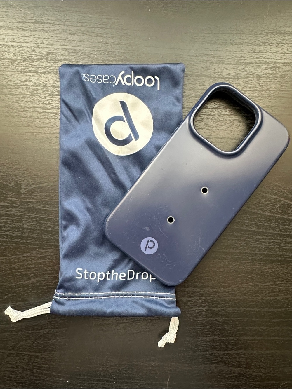 Loopy Case Navy Blue Phone Case with Loop Mounting Points